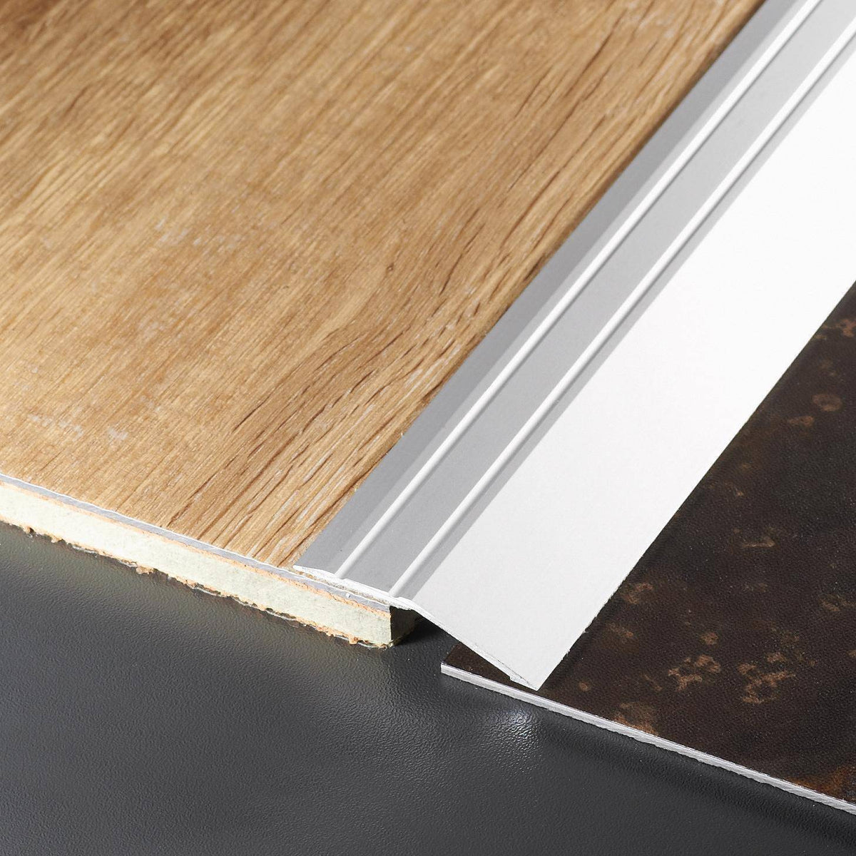 Anpassungsprofil LP-TRANS Aluminium eloxiert silber 6-10mmmm 270cm