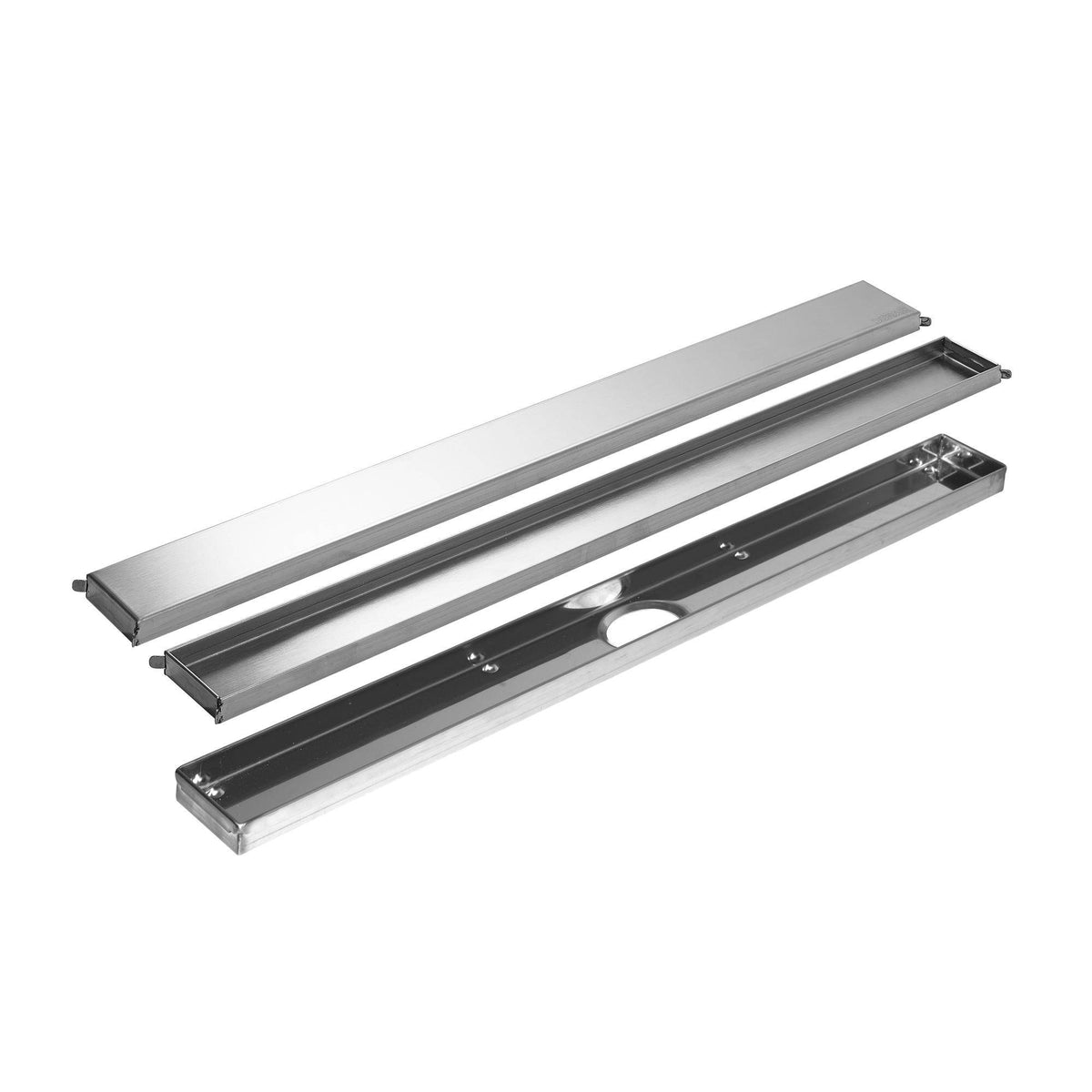 Ablaufrinne Doubleface MYVARIO-LINE Edelstahl (V2A/304) gebürstet 70cm