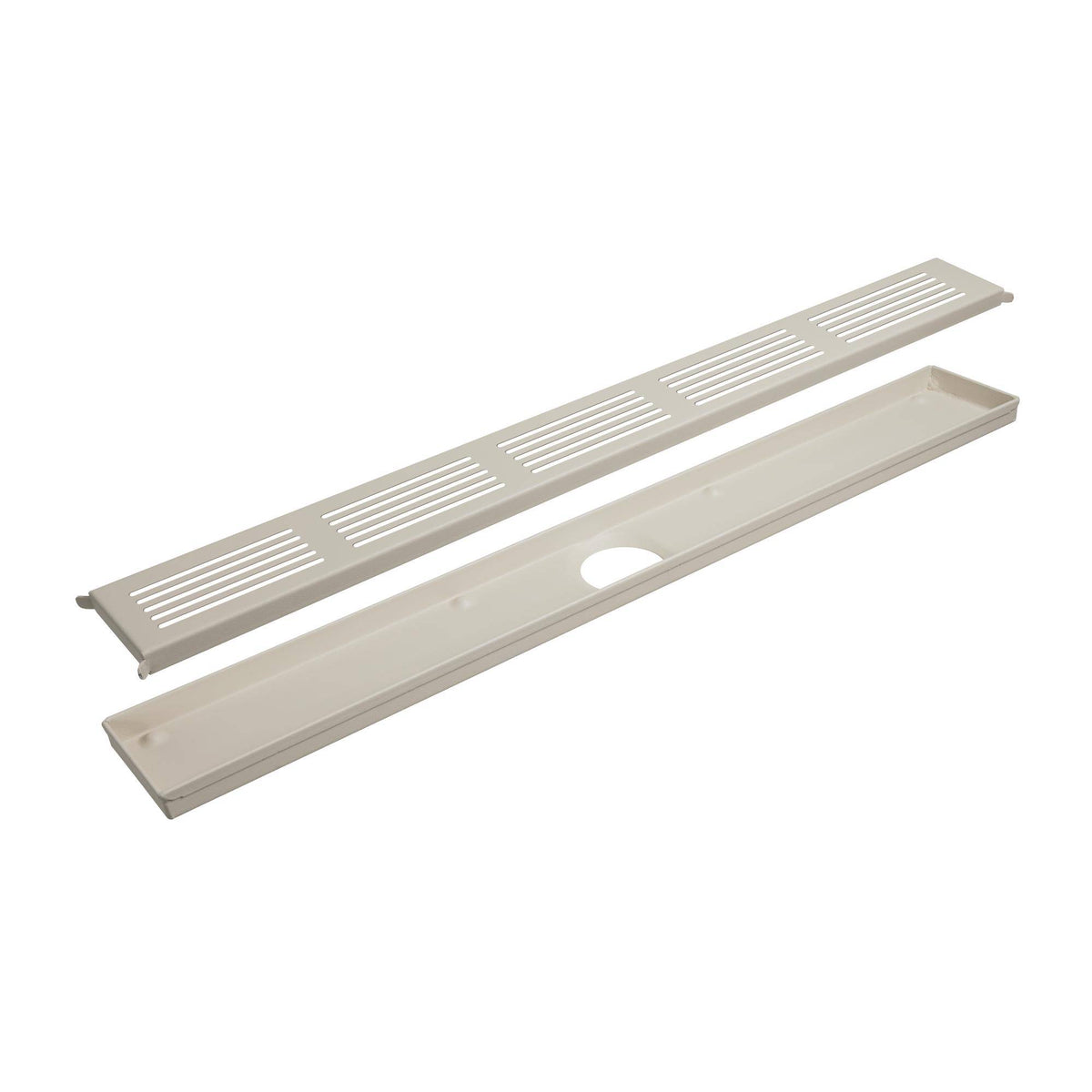 Caniveau DURAL Line MYVARIO-LINE acier inoxydable (V2A/304) sable RAL 0808005 structuré 60cm