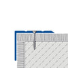 DURAL Profilé pour marches d'escalier percé PROTECT Aluminium anodisé argent 20mm 270cm