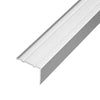 DURAL Profilé pour marches d'escalier percé PROTECT Aluminium anodisé argent 10mm 270cm