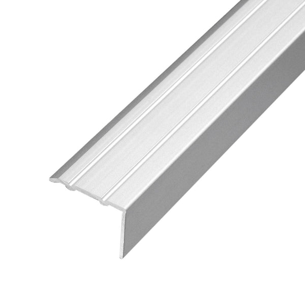 DURAL Profilé pour marches d'escalier percé PROTECT Aluminium anodisé argent 10mm 270cm