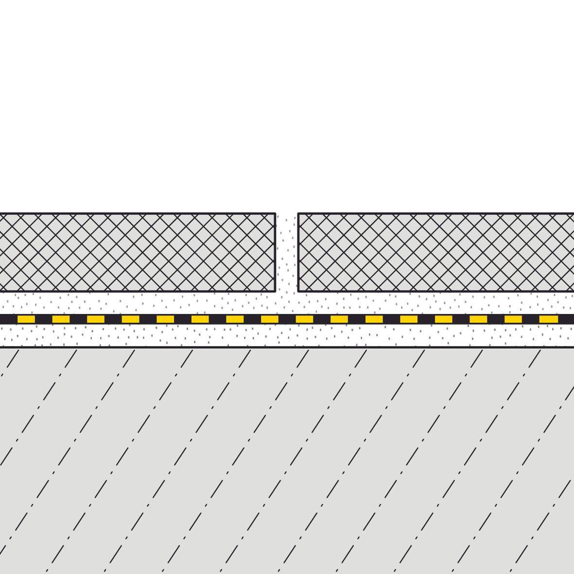 DURAL afdichtingsmembraan zelfklevend DURABASE WS geel 10 lopende meter