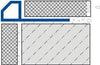 DURAL Profilé de finition DURAPLUS DIAMOND Aluminium thermolaqué sable RAL 0808005 11mm 250cm