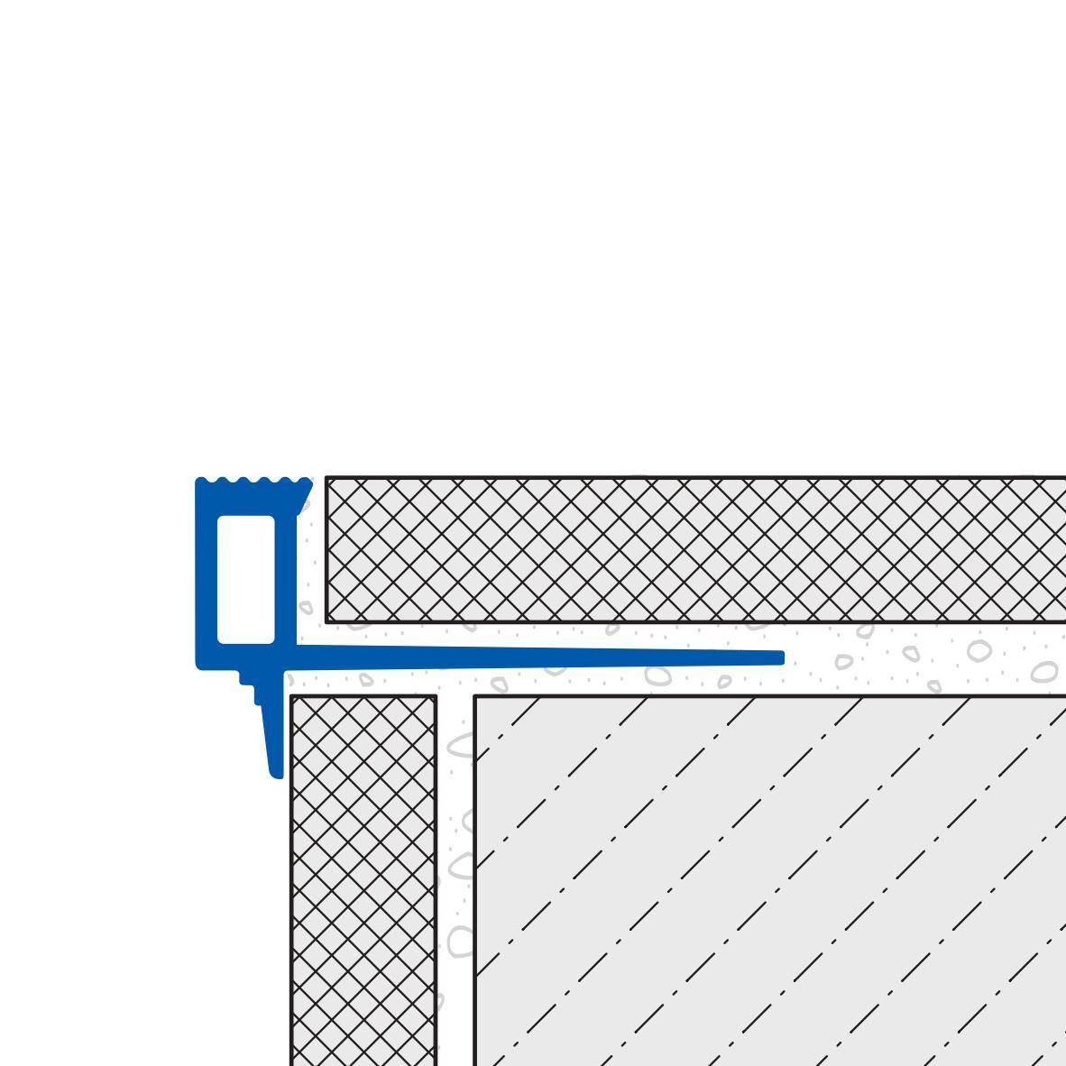 DURAL Profilé pour marches SQUARESTEP aluminium anodisé argent 11mm 300cm