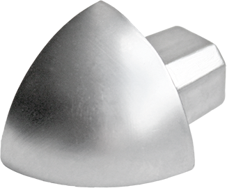 FLIESENEXPERT 24 Angle extérieur RONDI RO métal coulé sous pression argent 12,5mm
