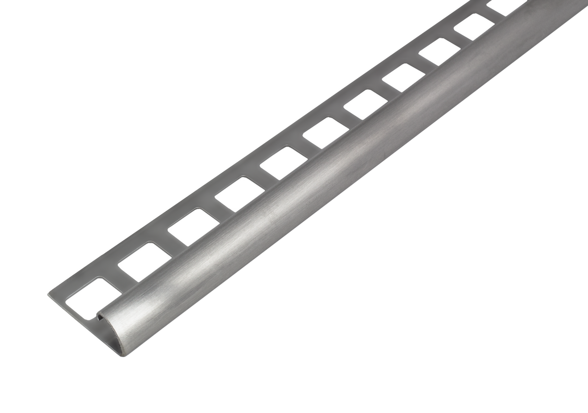 Viertelkreisprofil RONDI RO Edelstahl (V2A/304) gebürstet 10mm 250cm