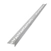 DURAL afschotwig links (zijde goot) SHOWER-GK RVS (V2A/304) geborsteld 12,5mm 200cm