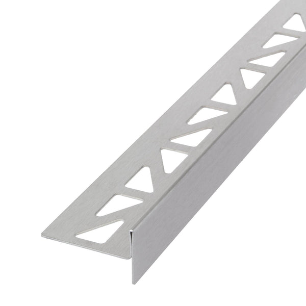 Cale de pente DURAL pour recevoir le verre à droite SHOWER-GK GLAS FLOOR acier inoxydable (V2A/304) brossé 19mm 148cm