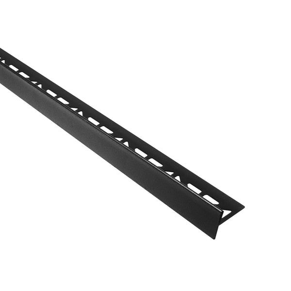 DURAL gradient wedge right (looking towards the gutter) SHOWER-GK stainless steel (V2A/304) black matt RAL 9011 textured coated 10mm 98cm