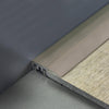 DURAL end profile SNAP LVT BORDER aluminium anodised silver 5-7mm 100cm