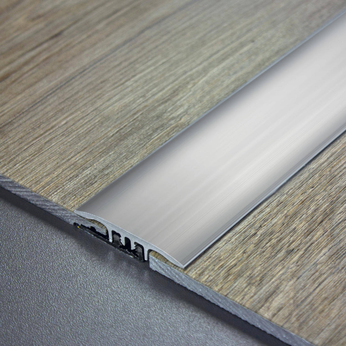 Übergangsprofil SNAP LVT EXPANSION Aluminium eloxiert silber 5-7mmmm 270cm