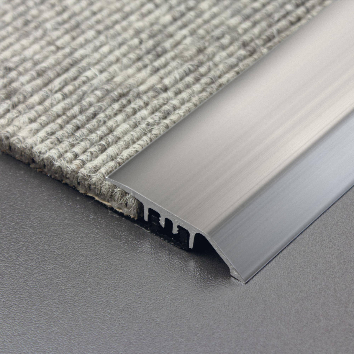 Profilé d'adaptation DURAL SNAP LVT FINISH aluminium anodisé titane 5-7mm 270cm