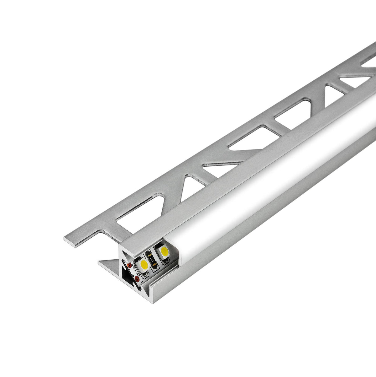 LED-Basisprofil SQUARELINE LED silber eloxiert 9mm 250cm