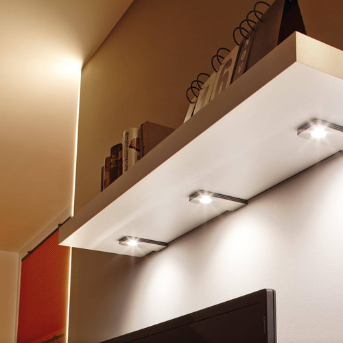 LED-Basisprofil SQUARELINE LED Aluminium titan eloxiert 9mm 250cm