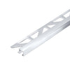 Profilé de finition DURAL SQUARELINE aluminium anodisé brillant argenté 7mm 250cm