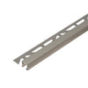 Profilé de finition DURAL SQUARELINE aluminium anodisé brillant brossé titane 9mm 250cm