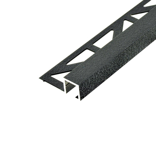 Abschlussprofil SQUARELINE Aluminium strukturbeschichtet anthrazit 11mm 250cm