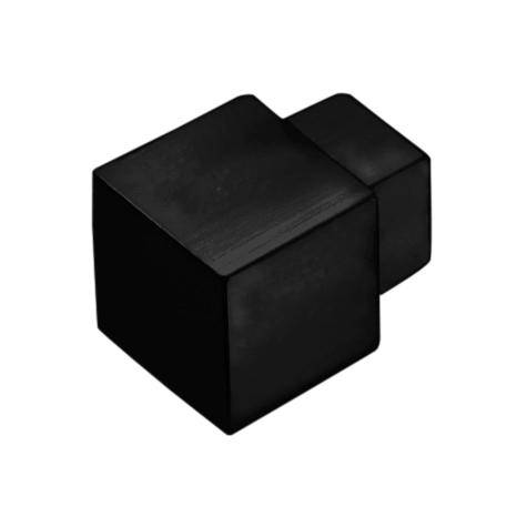 Innen- und Außenecke SQUARELINE Aluminium pulverbeschichtet schwarz matt 11mm Blister a 2 Stk.