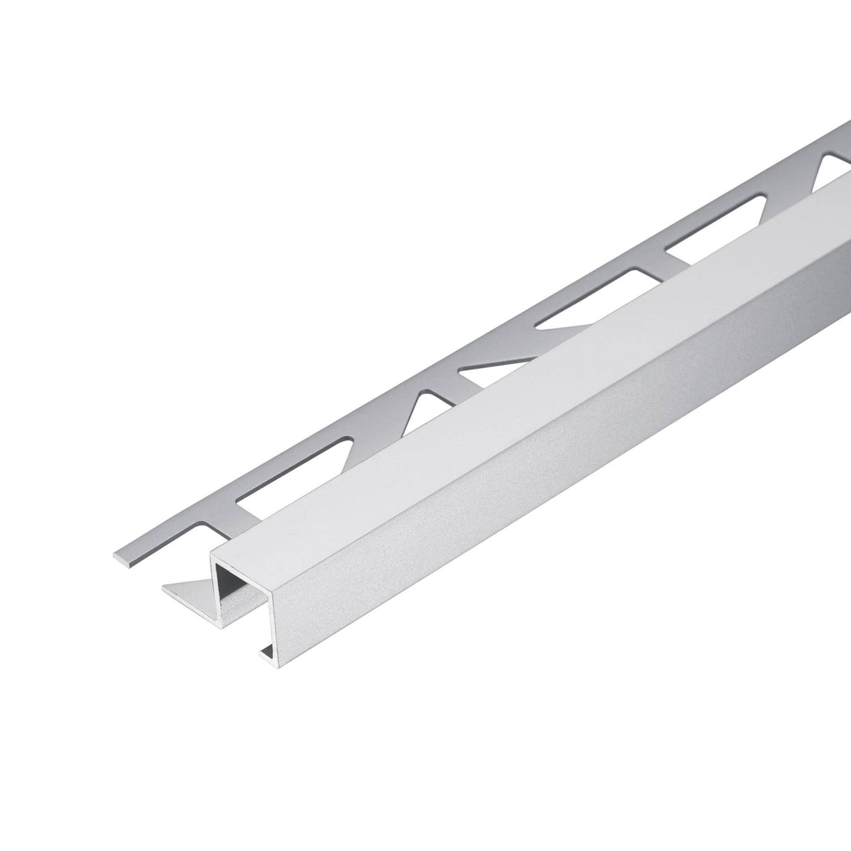 Abschlussprofil SQUARELINE Aluminium eloxiert silber 9mm 300cm