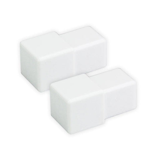 Innen- und Außenecke SQUARELINE PVC weiß 7mm