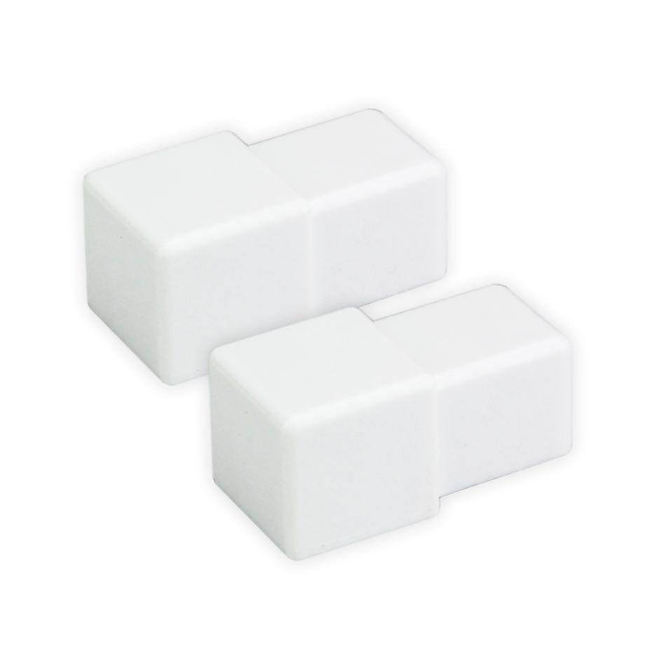 Innen- und Außenecke SQUARELINE PVC weiß 7mm