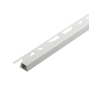 Quadratprofil SQUARELINE PVC weiß 11mm 250cm