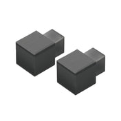 Innen- und Außenecke SQUARELINE PVC schwarz 7mm