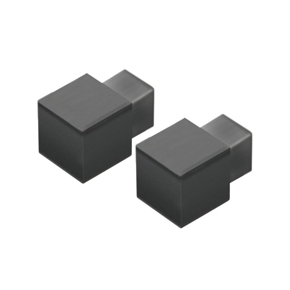 Innen- und Außenecke SQUARELINE PVC schwarz 9mm