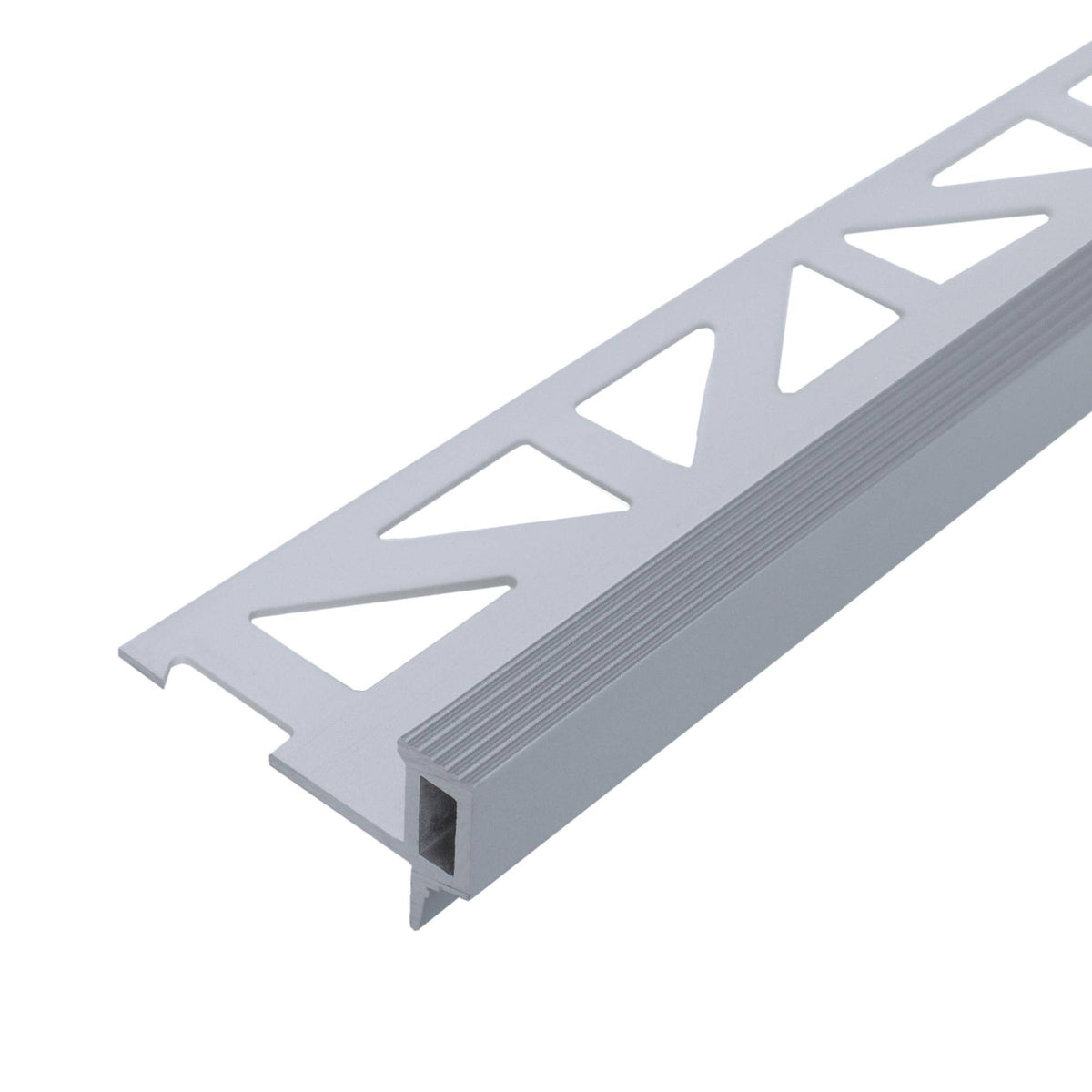 Stufenprofil SQUARESTEP Aluminium eloxiert silber 9mm 300cm