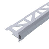 Stufenprofil SQUARESTEP Aluminium eloxiert silber 13,5mm 300cm