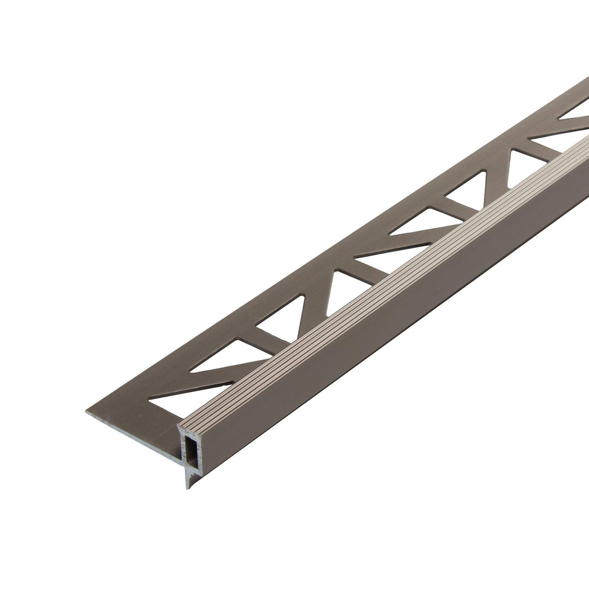 Stufenprofil SQUARESTEP Aluminium eloxiert titan 9mm 250cm