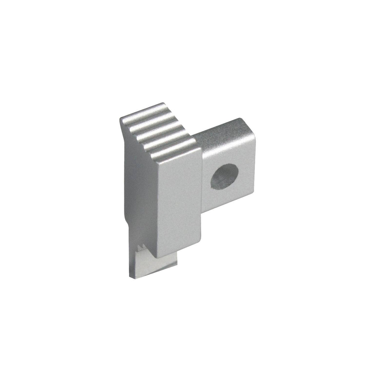 Embout DURAL Embout gauche/droite SQUARESTEP aluminium anodisé argent 9mm