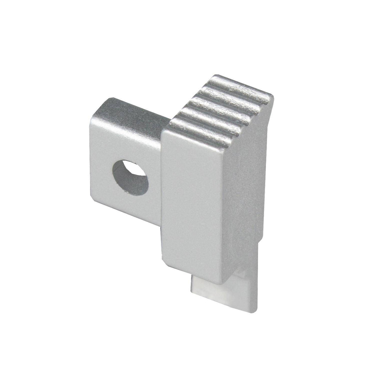 Embout DURAL Embout gauche/droite SQUARESTEP aluminium anodisé argent 9mm