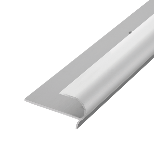 DURAL Profilé pour marches d'escalier STEPFLOOR aluminium anodisé argent 8mm 270cm