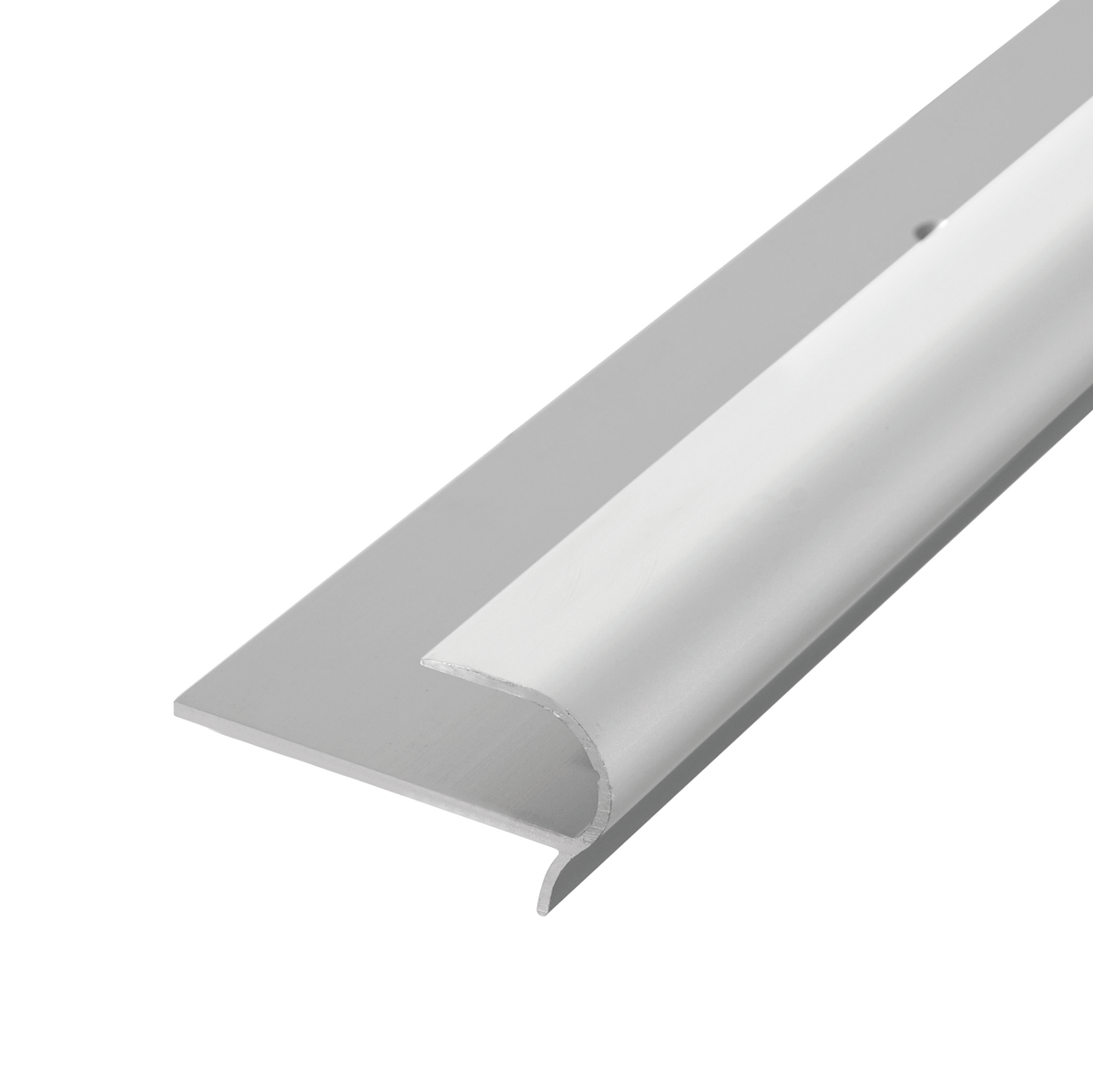 Treppenstufenprofil STEPFLOOR Aluminium eloxiert silber 14mm 270cm