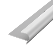 Treppenstufenprofil STEPFLOOR Aluminium eloxiert silber 14mm 270cm