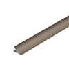 Wand/Boden-Anschlussprofil T-COVE Aluminium eloxiert titan 16mm 250cm