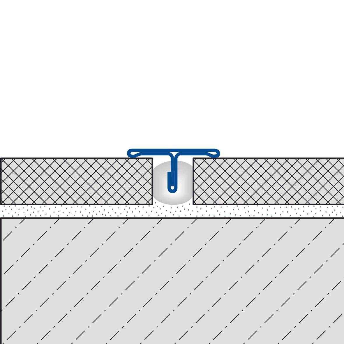Abdeckprofil T-FLOOR Edelstahl (V2A/304) natur 7mm 250cm