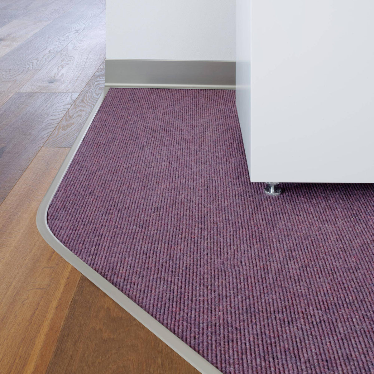 Abdeckprofil geeignet für Z-Flex Curver T-FLOOR Aluminium eloxiert titan 7mm 250cm