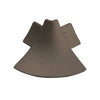 Außenecke T-COVE Metalldruckguss eloxiert titan 22mm