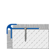 DURAL Profilé pour marches d'escalier DURASTEP JUMBO Aluminium anodisé argent 2.5mm 300cm