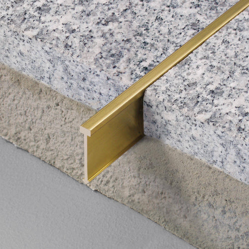 Trennprofil TERRAZZO Messing natur 10mm 250cm