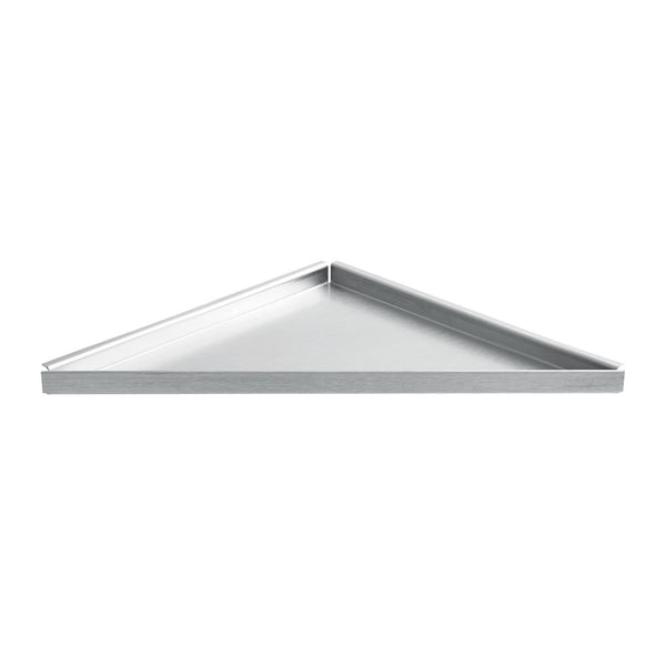 Tablette d'angle DURAL TI-SHELF DNG Acier inoxydable (V2A/304) brossé 12.5mm