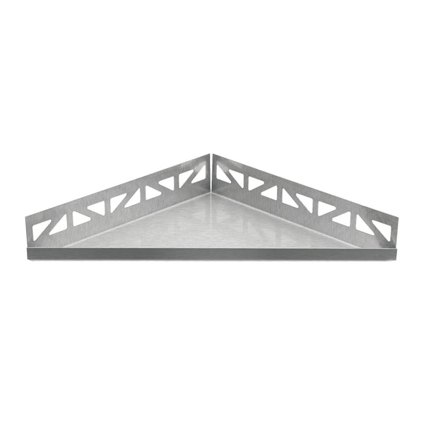 Tablette d'angle DURAL TI-SHELF DRG Acier inoxydable (V2A/304) brossé 12.5mm
