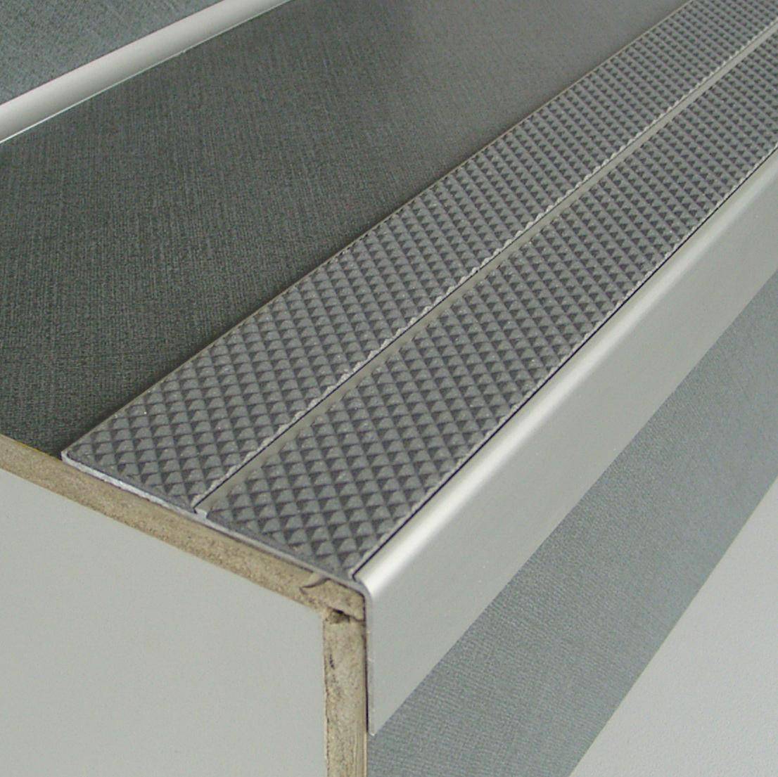 Einlage DIAMONDTRED PVC light grey rutschhemmend 250cm