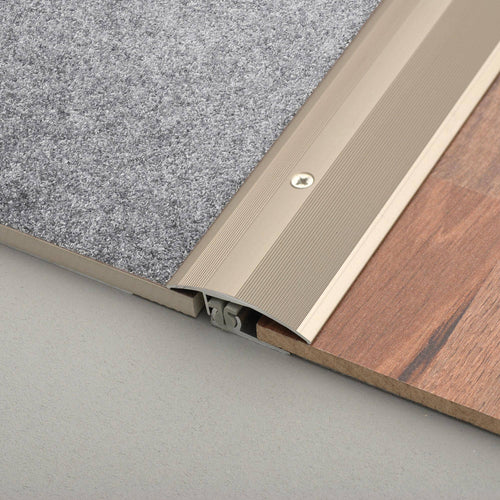 DURAL verstelprofiel TRIFLOOR FINISH aluminium geanodiseerd titanium 45490mm 270cm