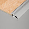 DURAL verstelprofiel TRIFLOOR FINISH aluminium geanodiseerd zilver 45490mm 100cm