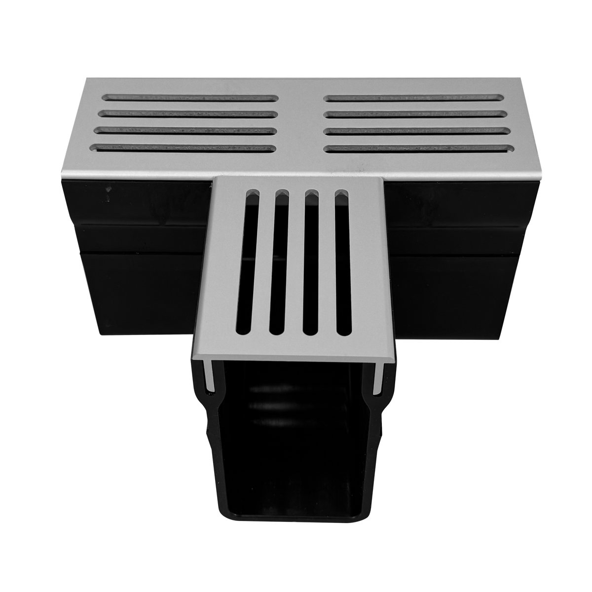 Verbindungsstück U-DRAIN PRO PVC silber eloxiert 100mm