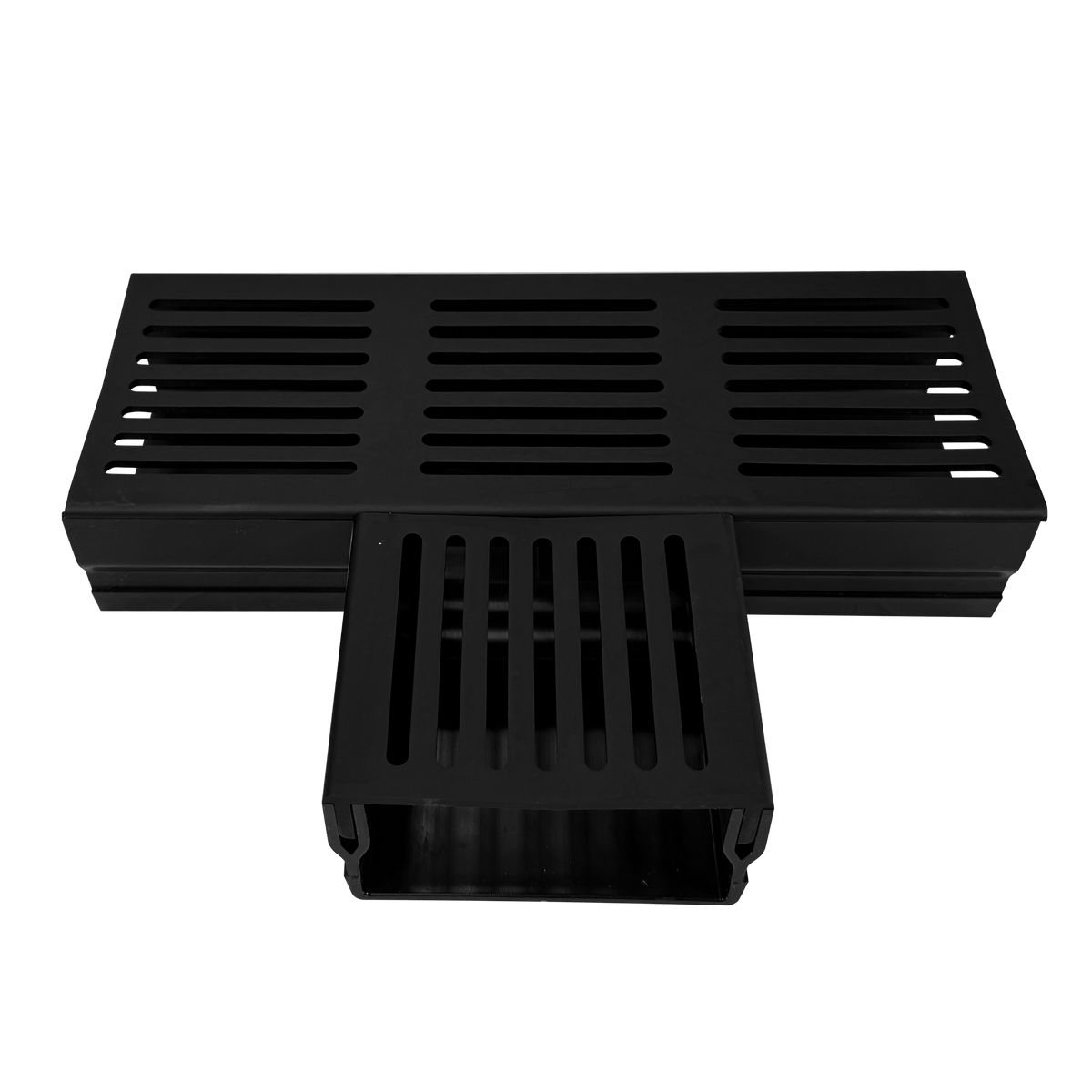 Verbindungsstück U-DRAIN PRO Aluminium eloxiert schwarz 50mm